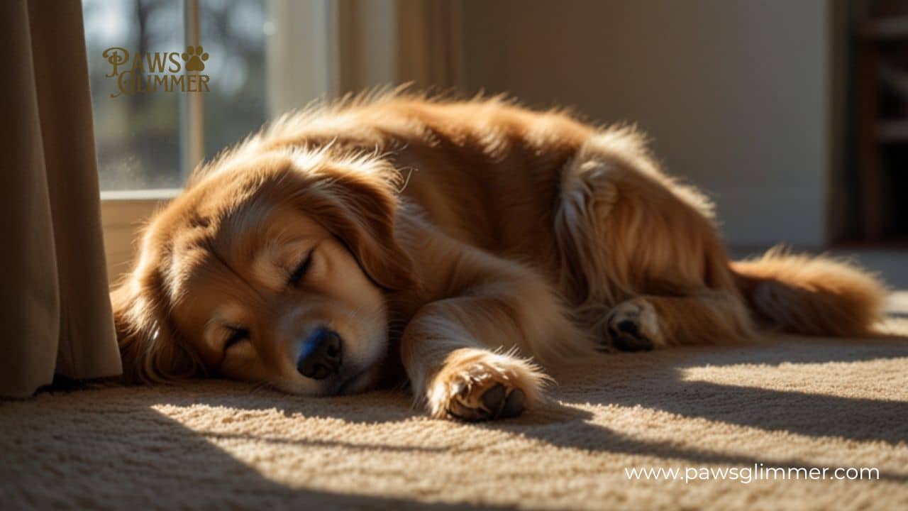 Dog crying while sleeping