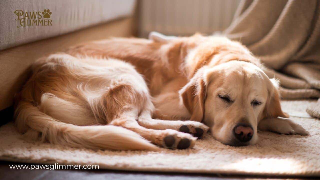 Dog crying while sleeping