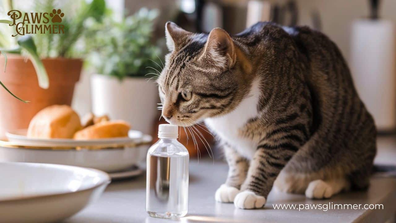 Signs of Vinegar Sensitivity in Cats