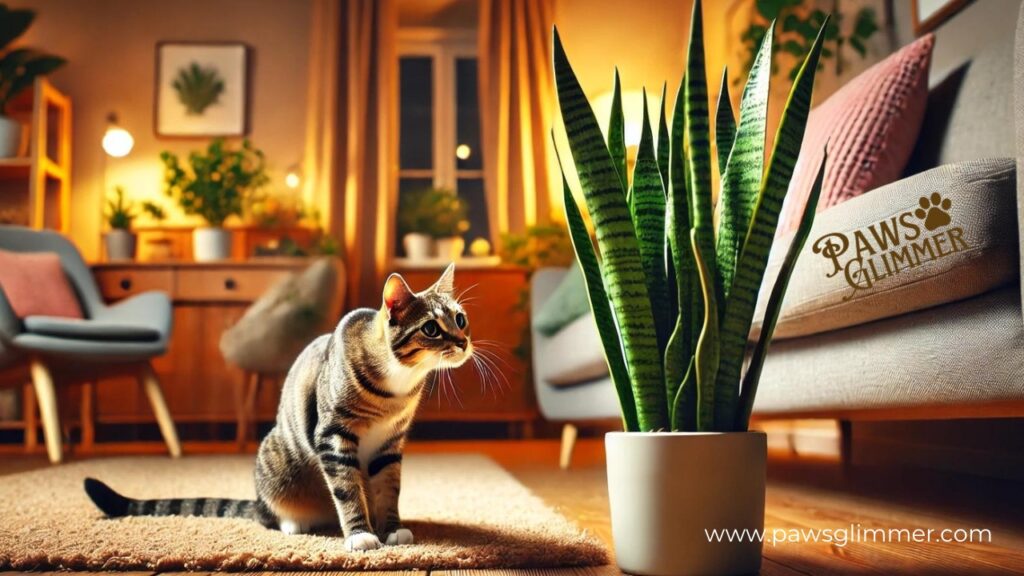 Feature image of Are Snake Plants Bad for Your Cat?