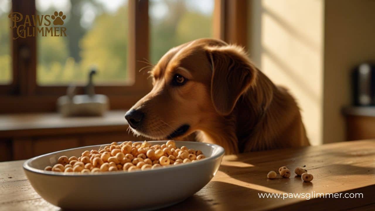 Mixing Cheerios with Dog Food