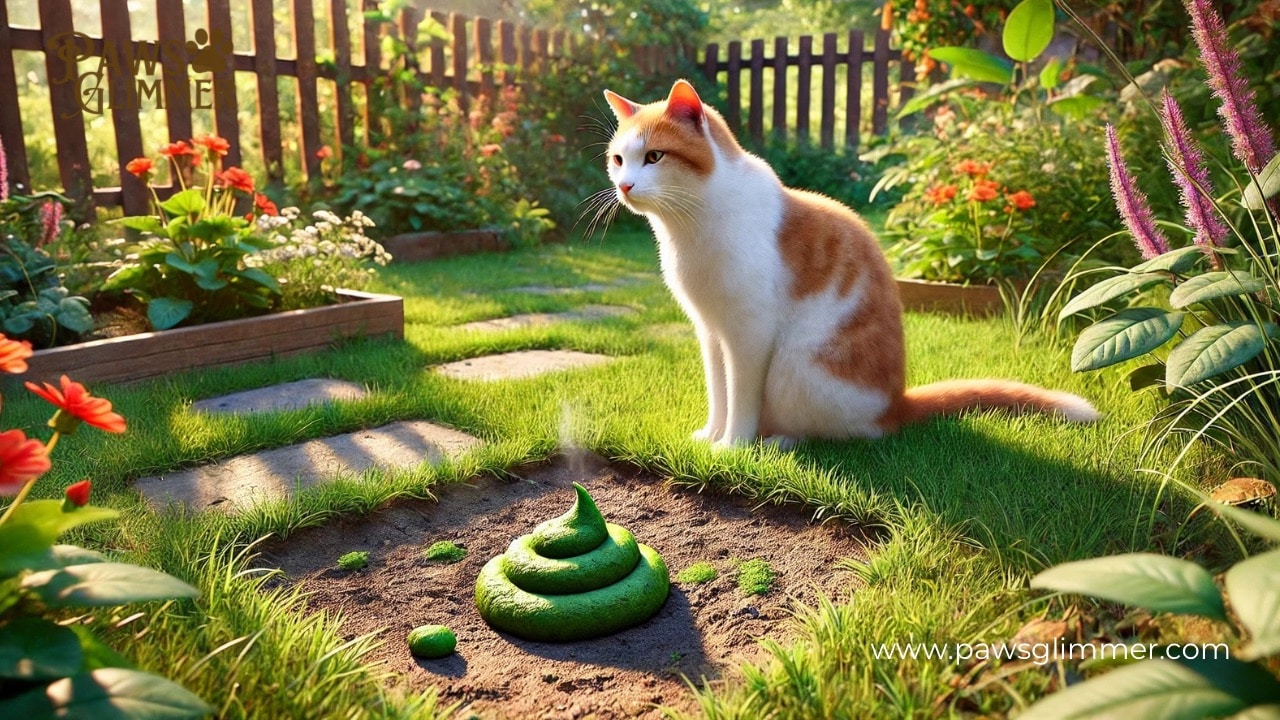 Gathering Clues About Your Cat's Green Poop