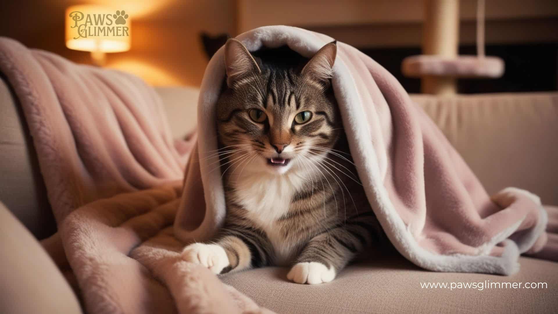 cat actions like blanket humping can simply be a learned behavior.