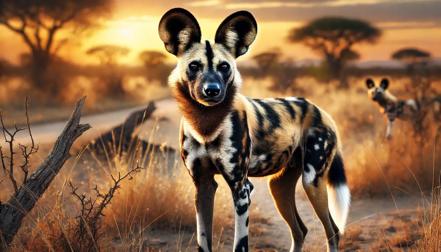 African Wild Dog (Lycaon pictus)