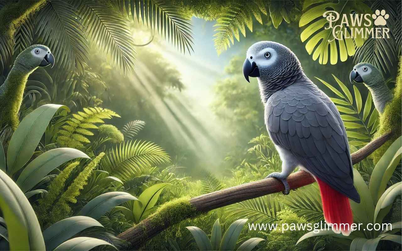 2. African Gray Parrot (Psittacus erithacus)